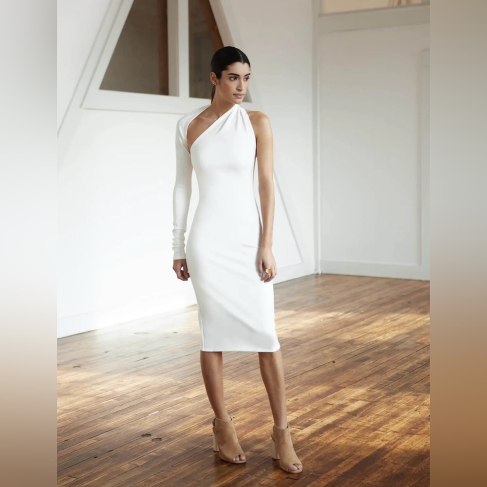 Marcella White Dress Large - NWT
